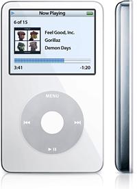 iPod pure front and pure side